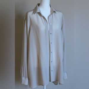 Aritzia Babaton ACADEMY SILK BLOUSE